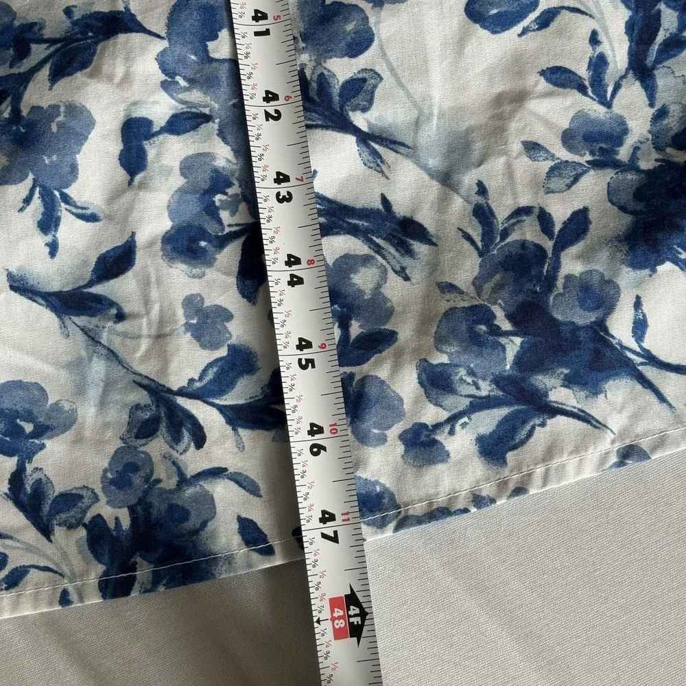Abercrombie & Fitch Floral Midi Dress Size Large Puff Sleeve Cottage Prairie - Picture 14 of 15